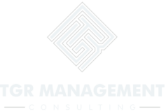 TGR Management Consulting White Transparent Logo